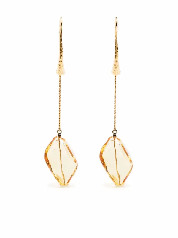 Forte Stone Pendant Earrings Farfetch - Stone Pendant Earrings