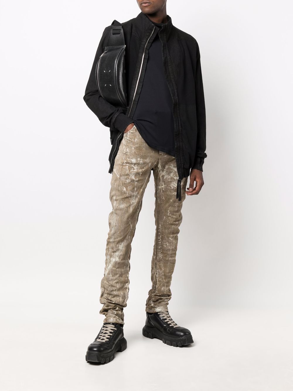 Boris Bidjan Saberi Skinny broek - Beige