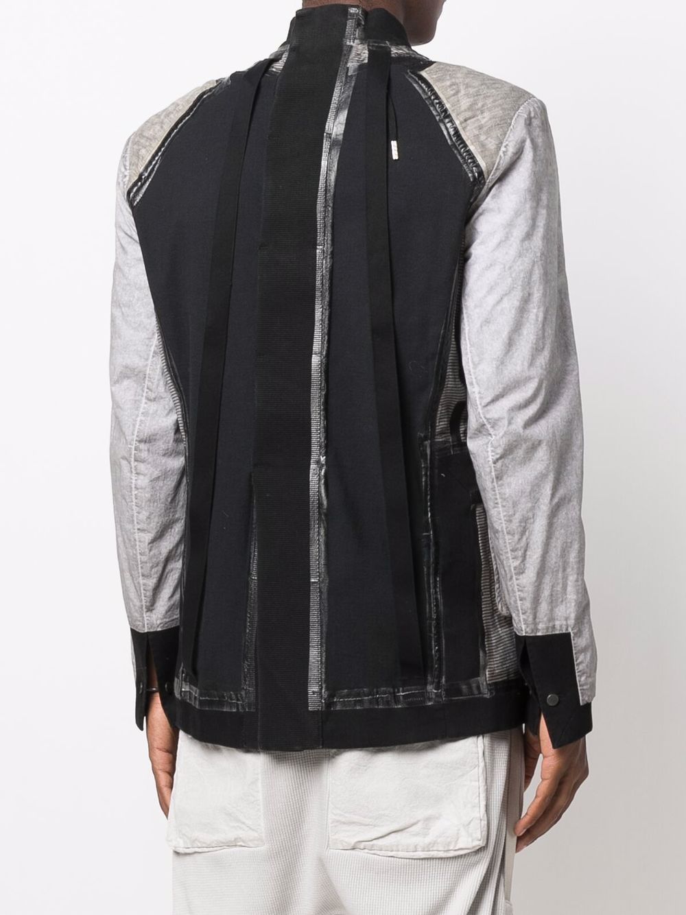 фото Boris bidjan saberi zip-detail single-breasted blazer