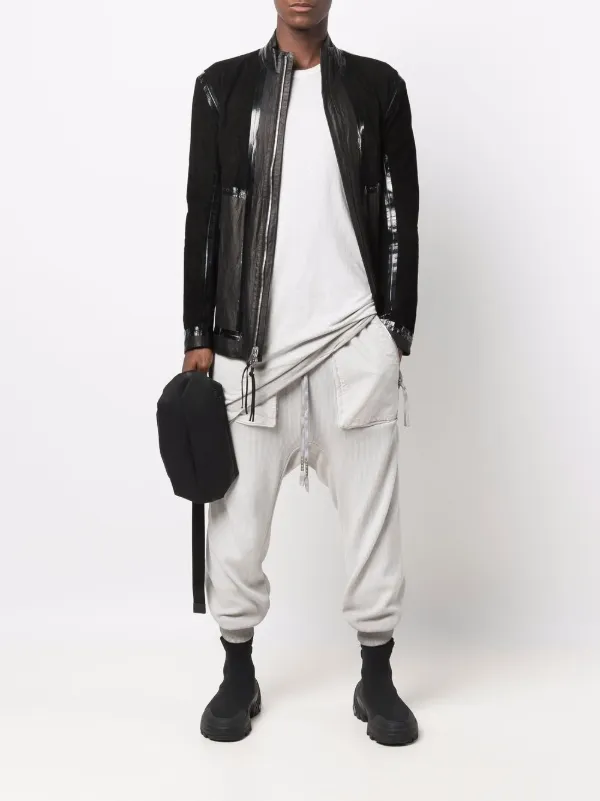 Boris Bidjan Saberi ドローストリング サルエルパンツ | グレー