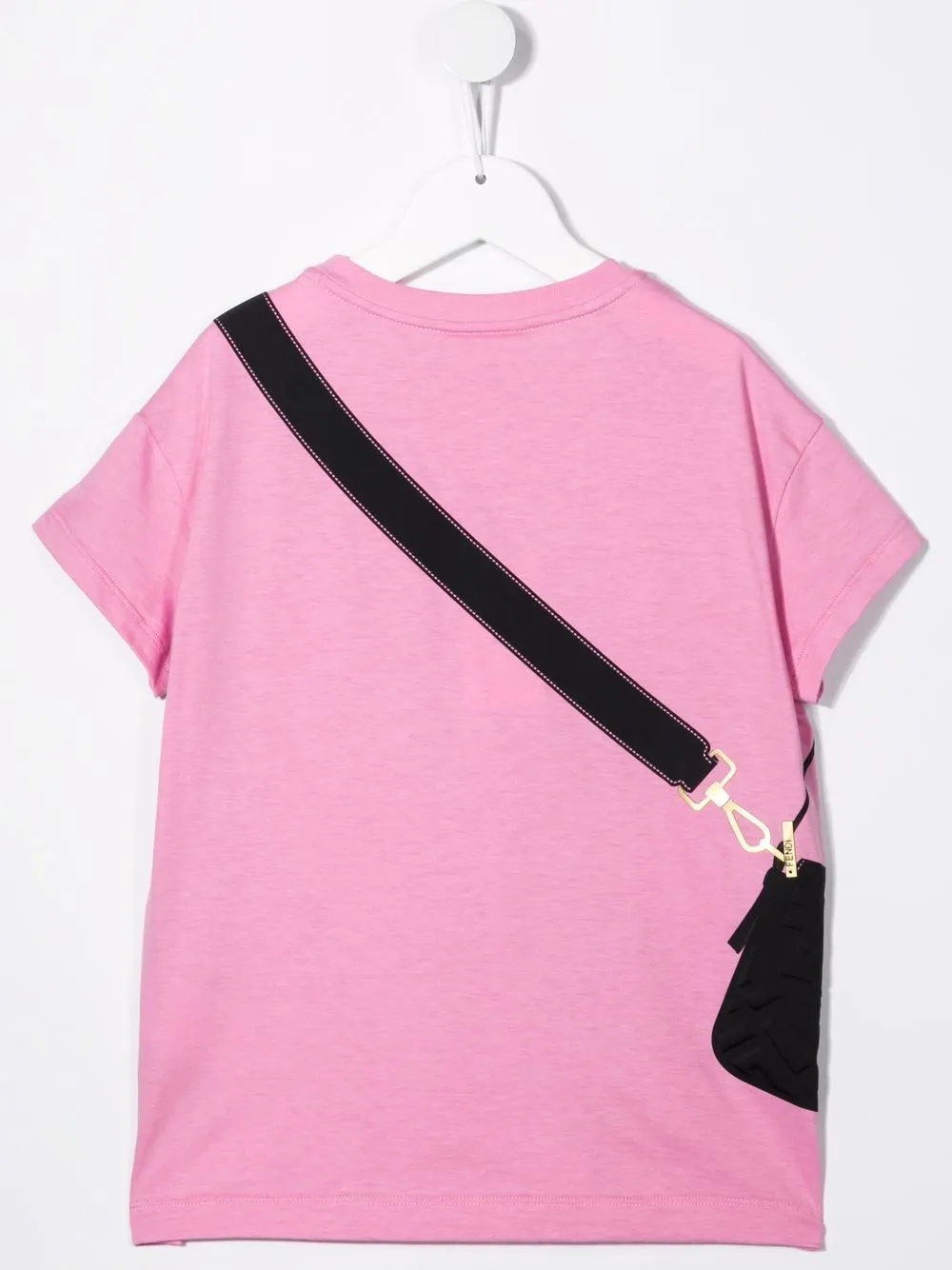 фото Fendi kids футболка с принтом