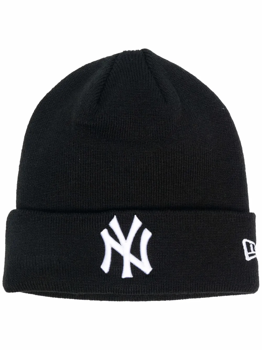 

NEW ERA CAP embroidered-logo knitted beanie - Black