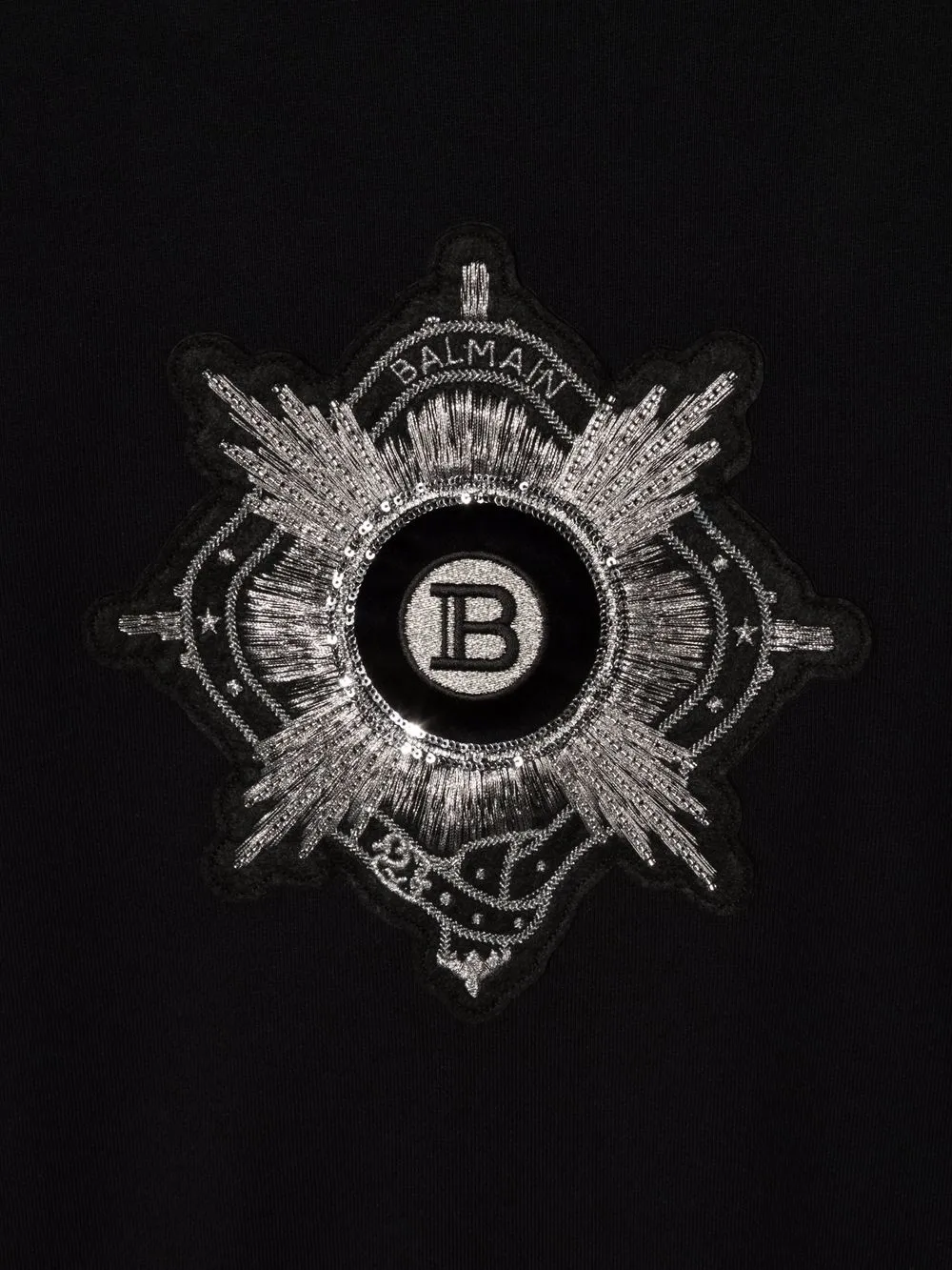 фото Balmain kids толстовка с вышитым логотипом