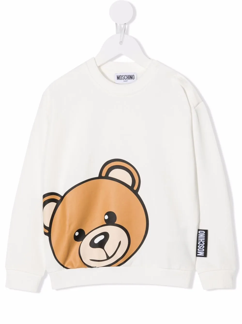 фото Moschino kids толстовка teddy bear и круглым вырезом