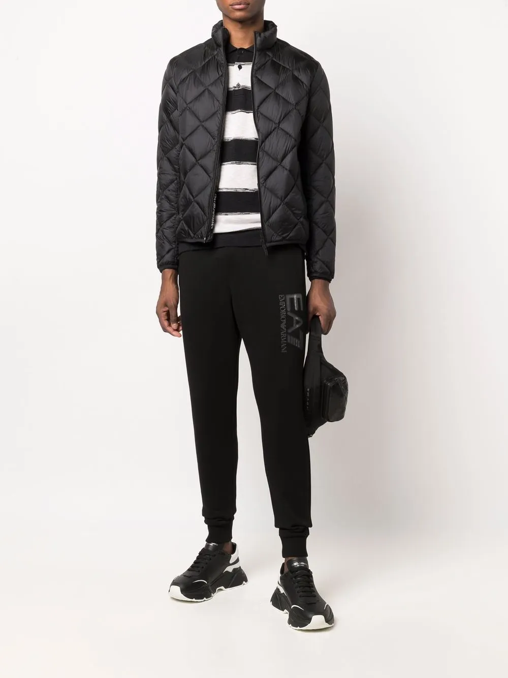 фото Ea7 emporio armani спортивные брюки с логотипом