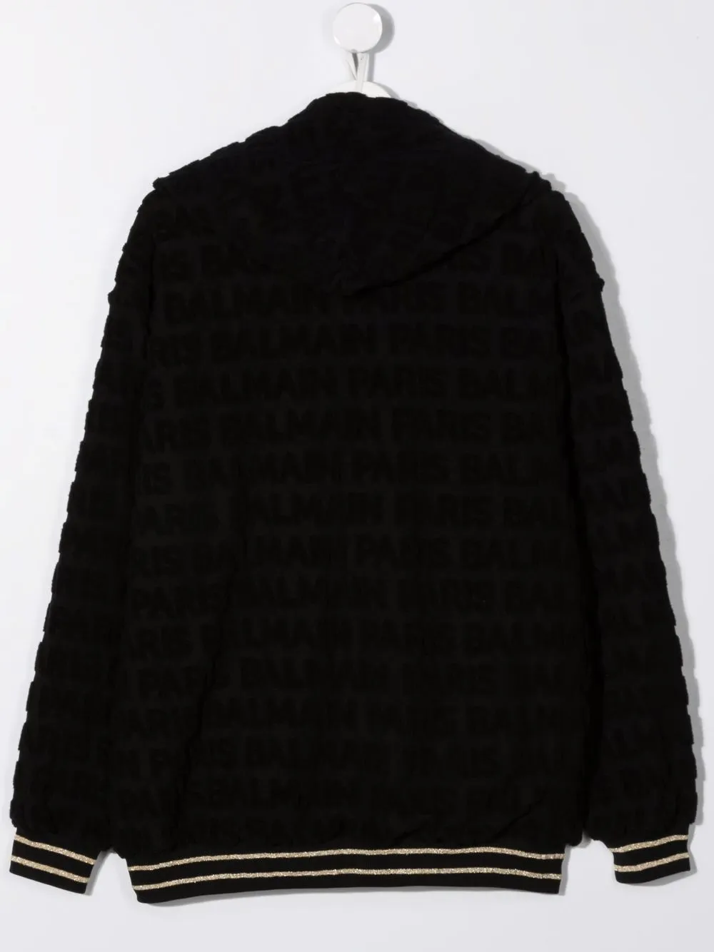 фото Balmain kids худи с контрастной отделкой