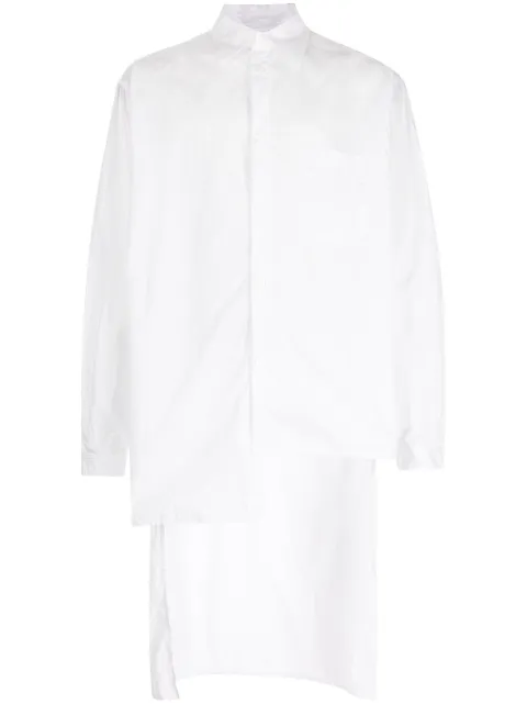 Yohji Yamamoto asymmetric long-sleeve shirt