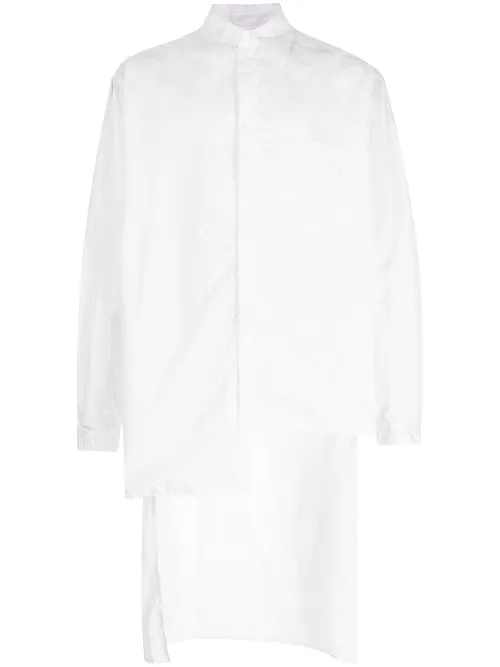 Chemise asymétrique à manches longues - Yohji Yamamoto - Modalova