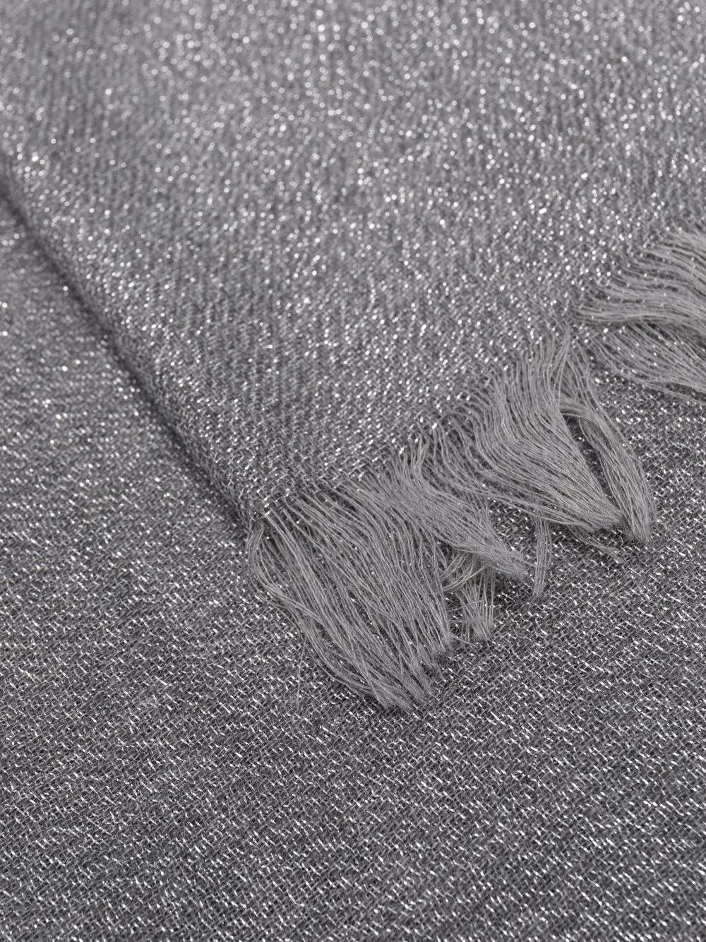 фото Fabiana filippi шарф с бахромой и эффектом металлик