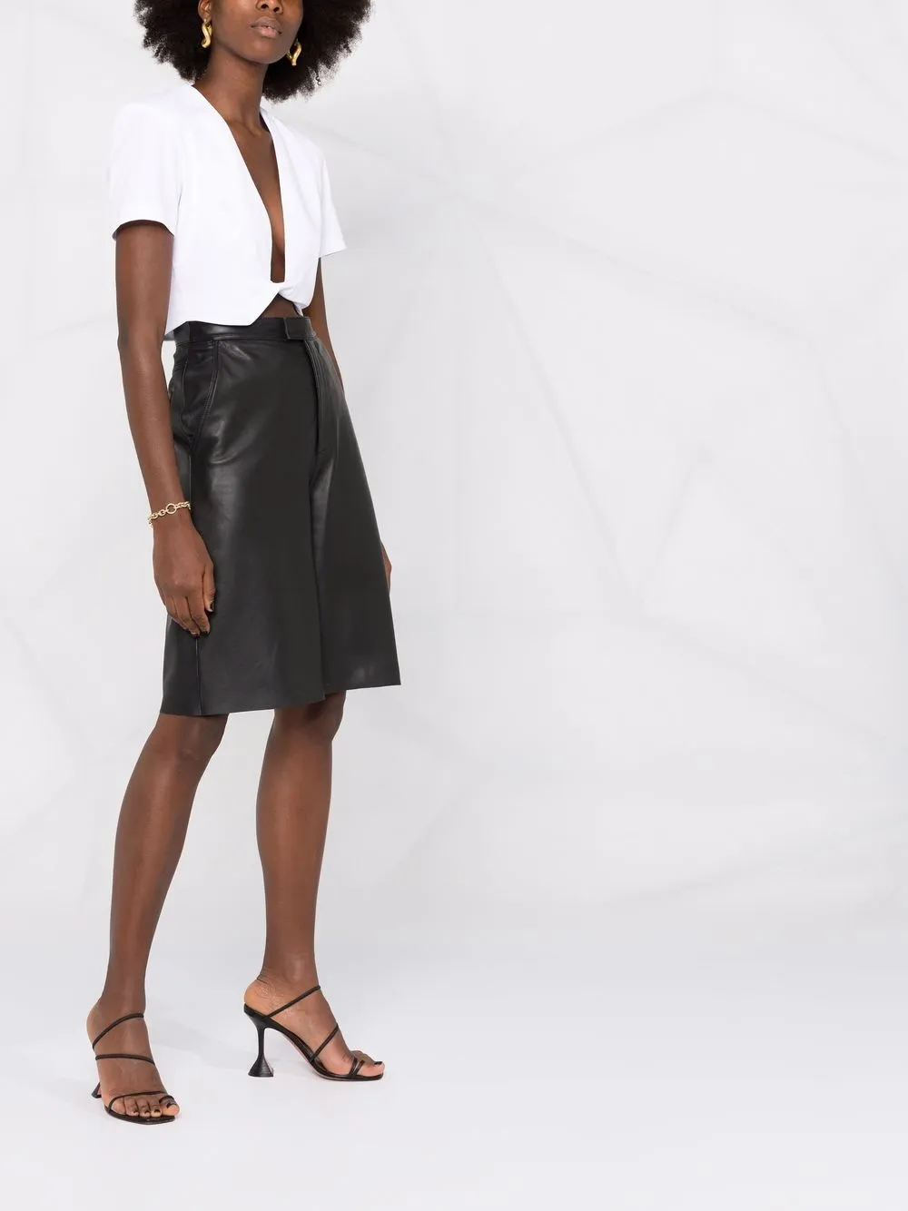 фото Gauge81 укороченная футболка keila из органического хлопка