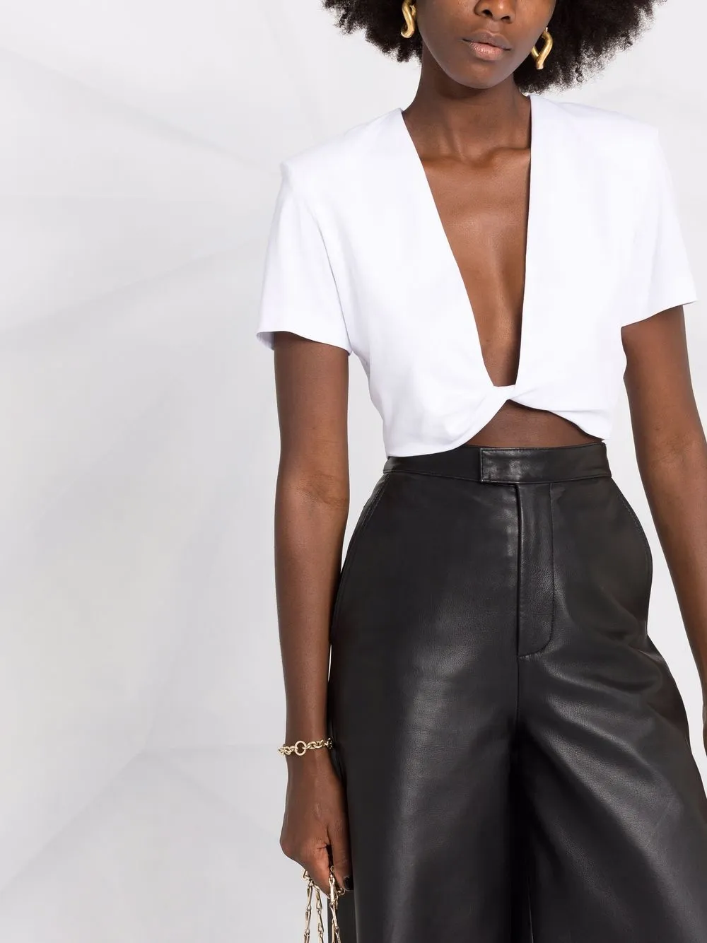 фото Gauge81 укороченная футболка keila из органического хлопка