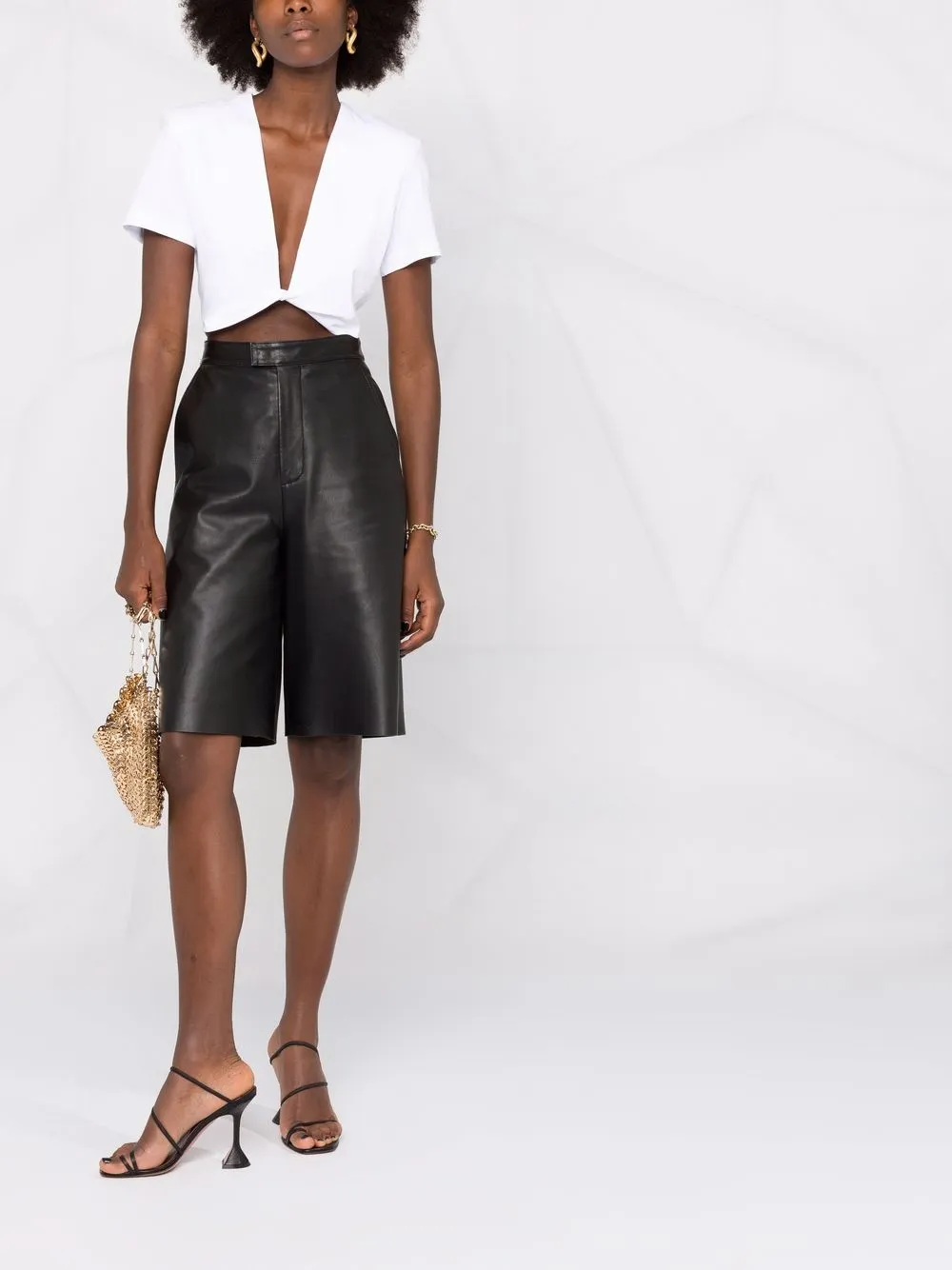 фото Gauge81 укороченная футболка keila из органического хлопка