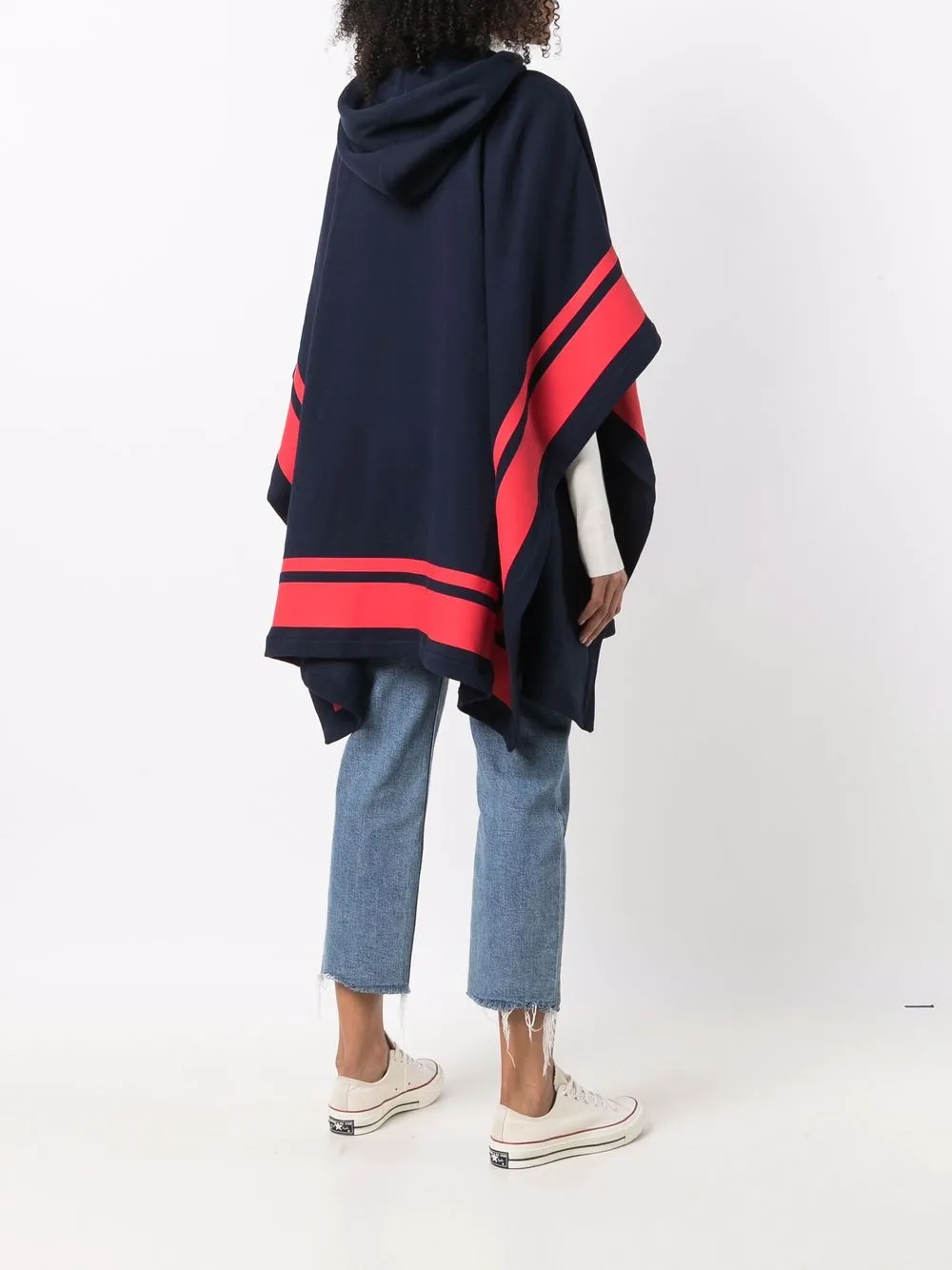 фото Polo ralph lauren пончо с капюшоном и отделкой в полоску