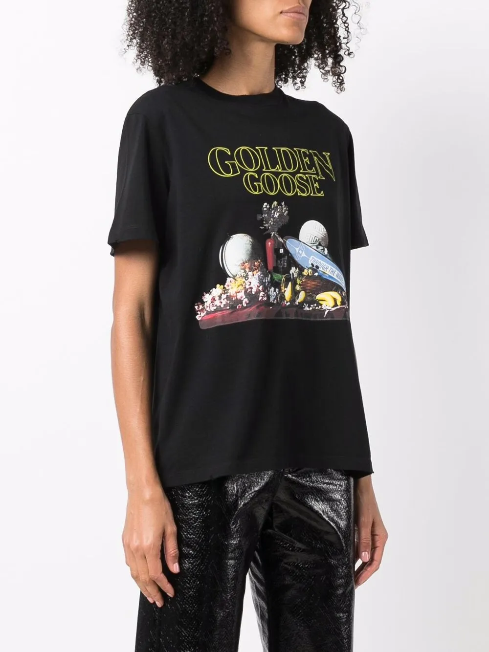 фото Golden goose футболка с логотипом