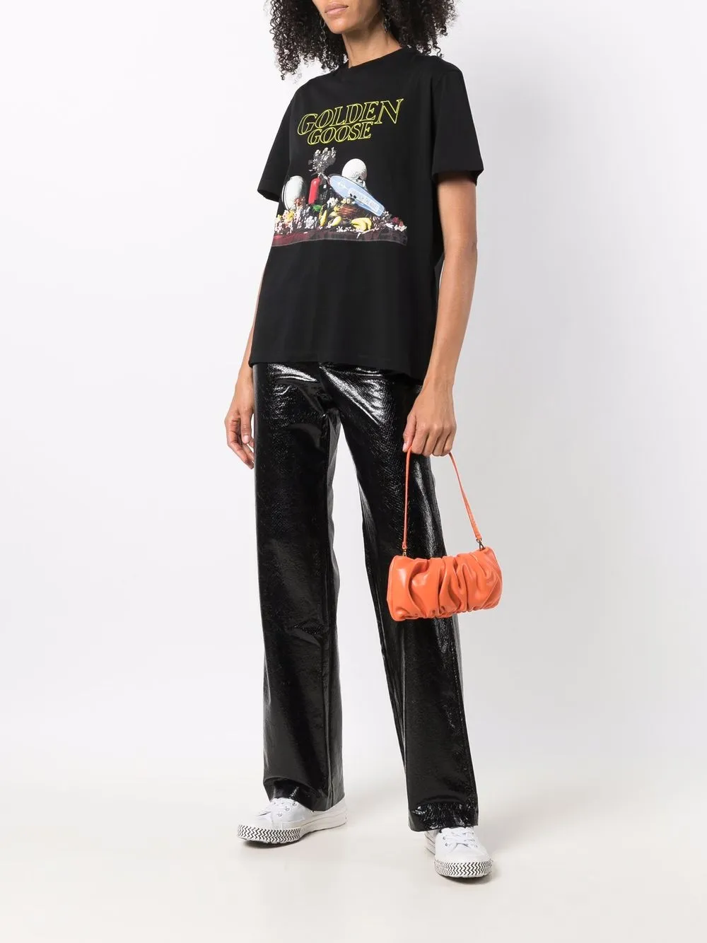 фото Golden goose футболка с логотипом