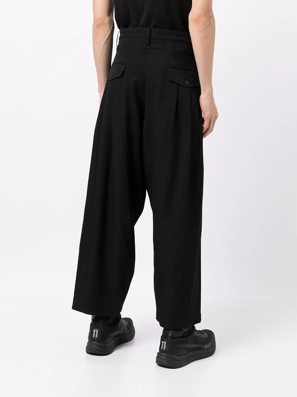 фото Yohji yamamoto брюки gabardine 3tuck wide