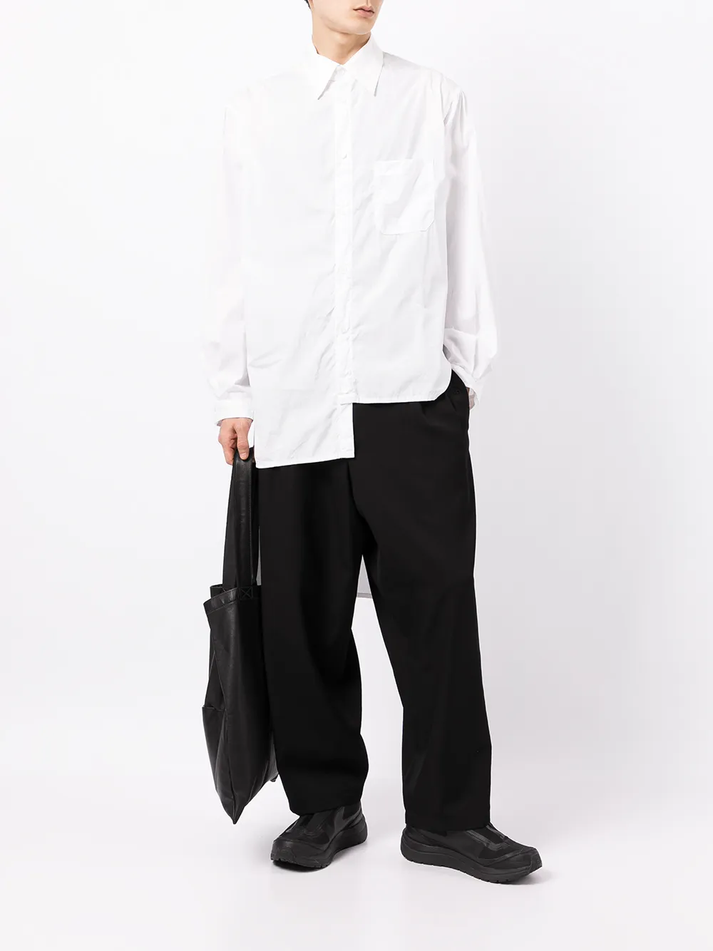 фото Yohji yamamoto брюки gabardine 2tuck middle wide