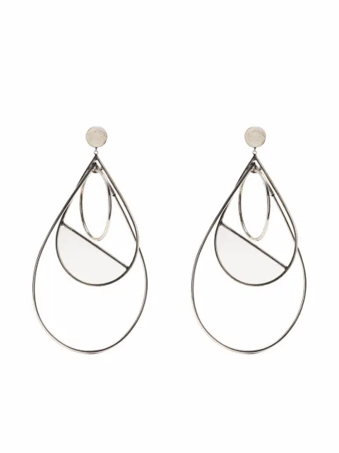 Krizia oversized drop earrings