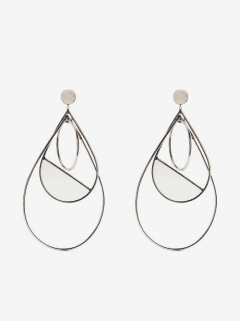Krizia oversized drop earrings