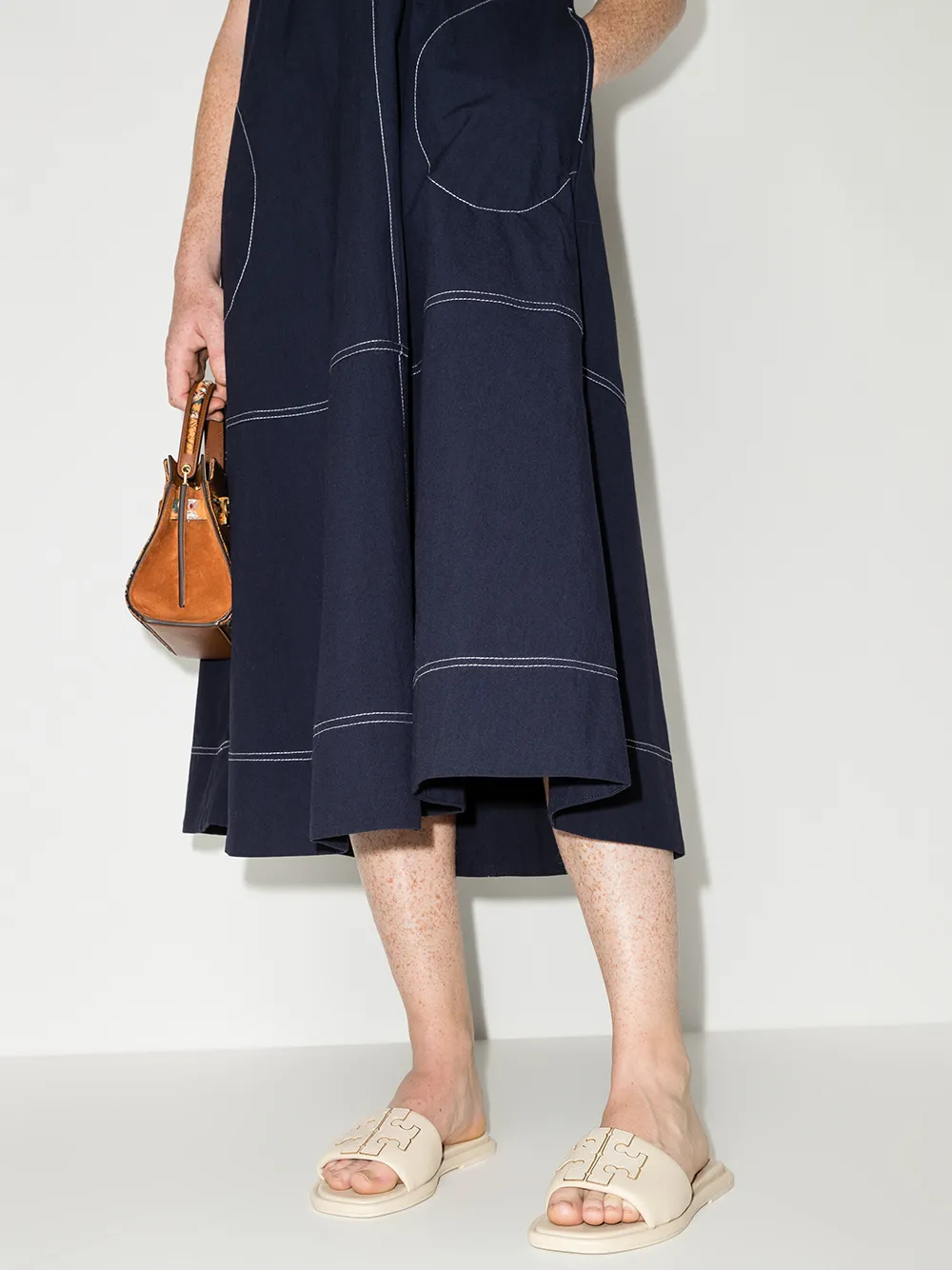 фото Tory burch сандалии с пряжкой double t
