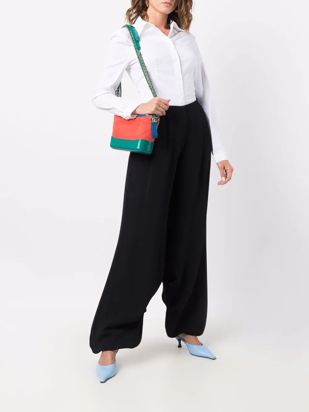 CHANEL Pre-Owned sac porté épaule colour block à losanges (2017) | Pre-owned | Image 2