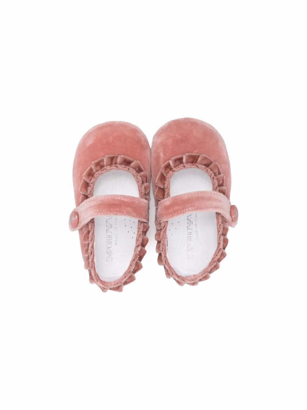 фото Emporio armani kids бархатные балетки