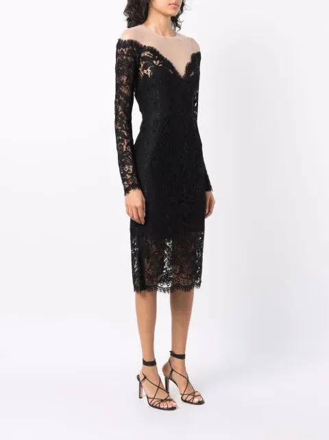 Dolce & Gabbana lace-detail mini dress F6R0ATFLMOK - 2