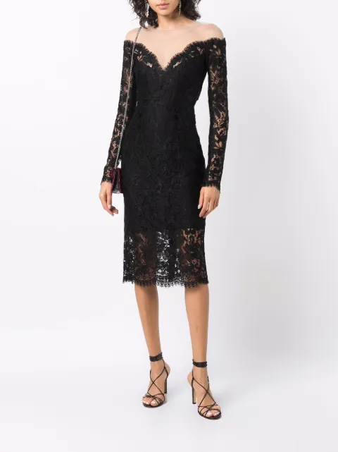 Dolce & Gabbana lace-detail mini dress F6R0ATFLMOK - 1