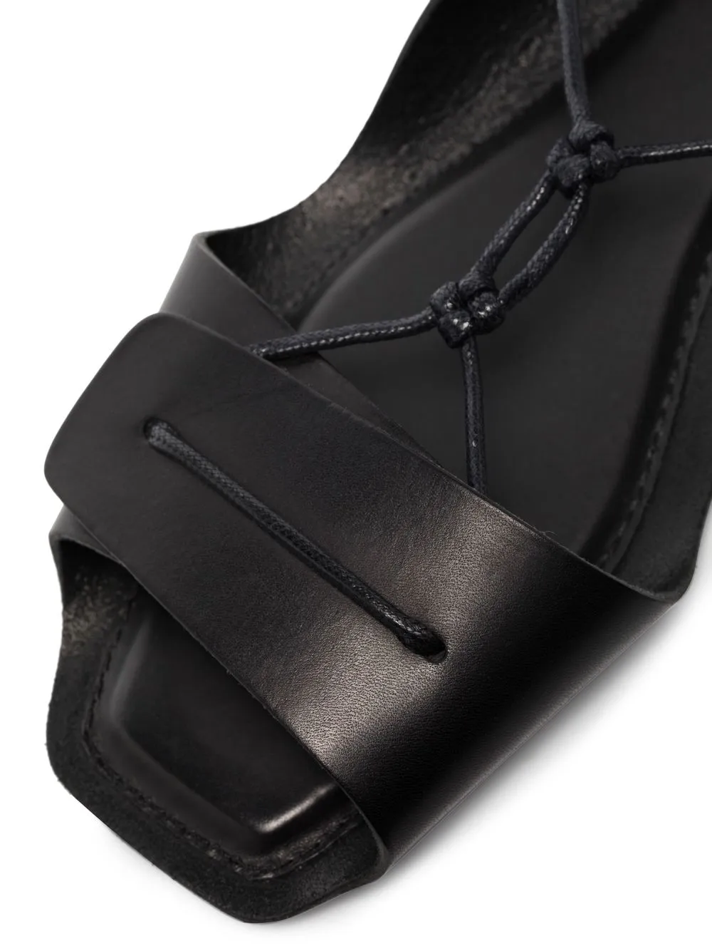 Lemaire Leren sandalen - Zwart