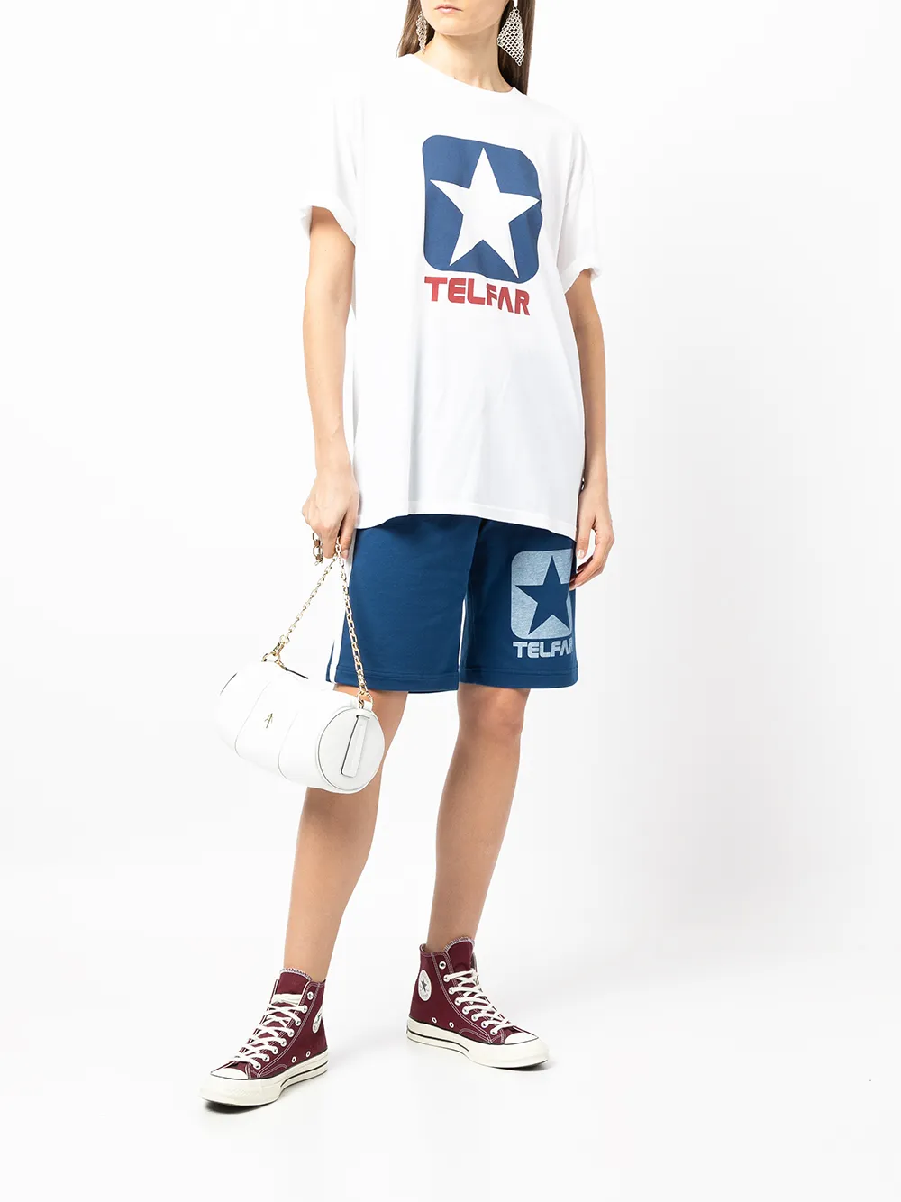 фото Converse футболка с принтом telfar
