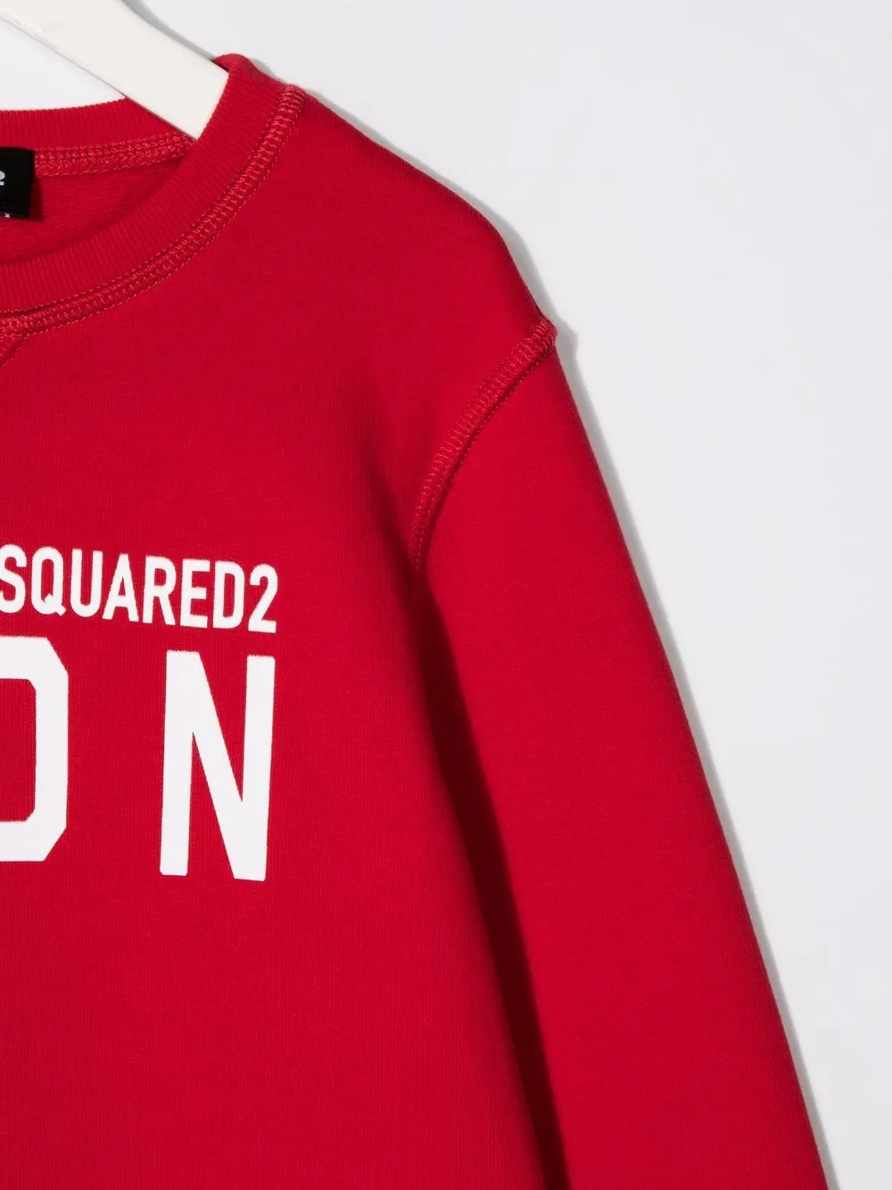 Dsquared2 Icon-print Long-sleeved Sweatshirt In Red