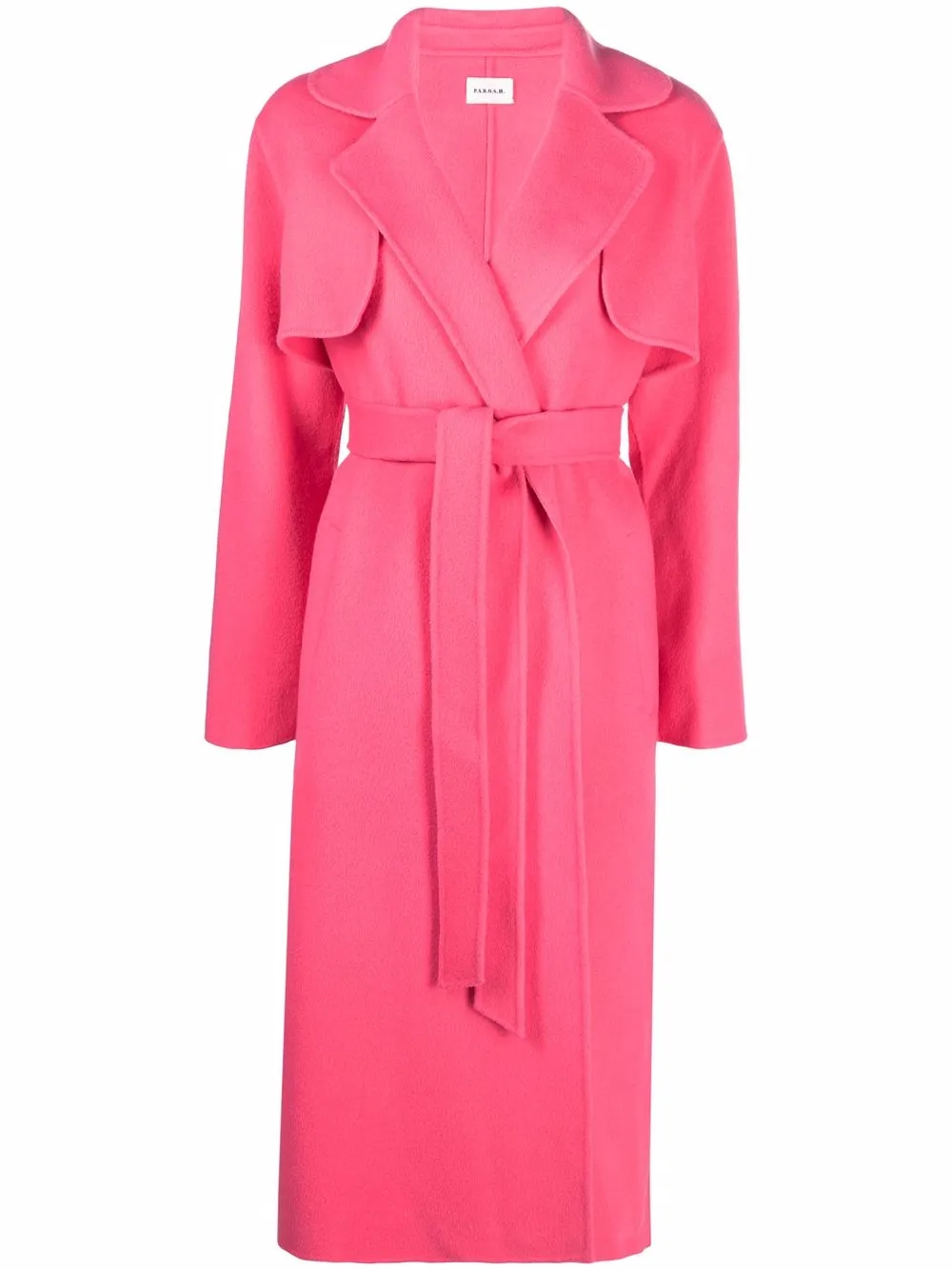 Image 1 of P.A.R.O.S.H. belted mid-length coat