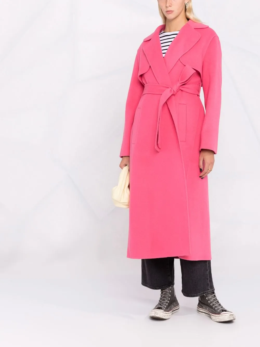 Image 2 of P.A.R.O.S.H. belted mid-length coat