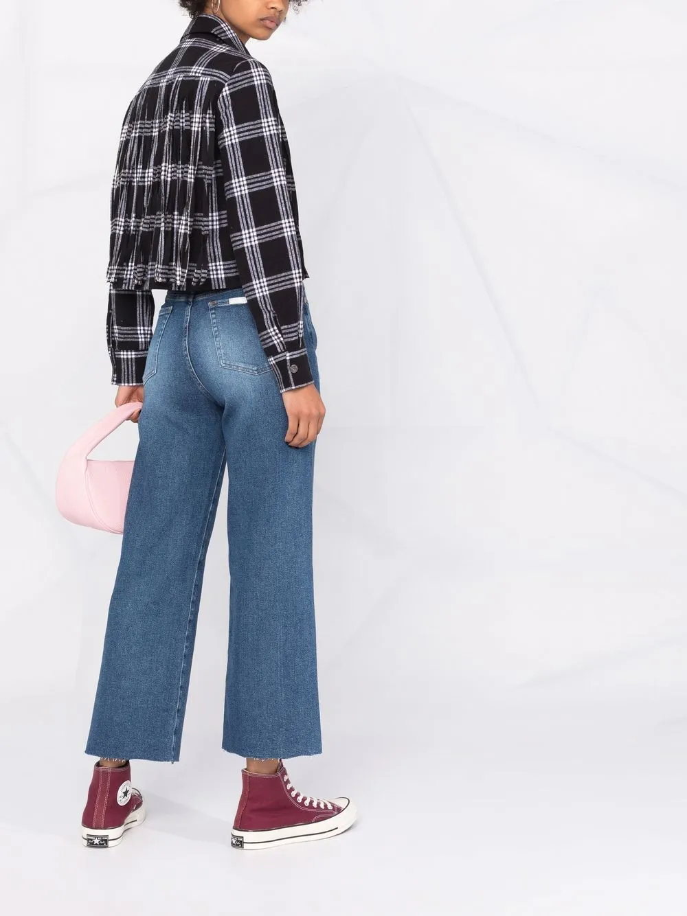 фото 7 for all mankind укороченные джинсы прямого кроя