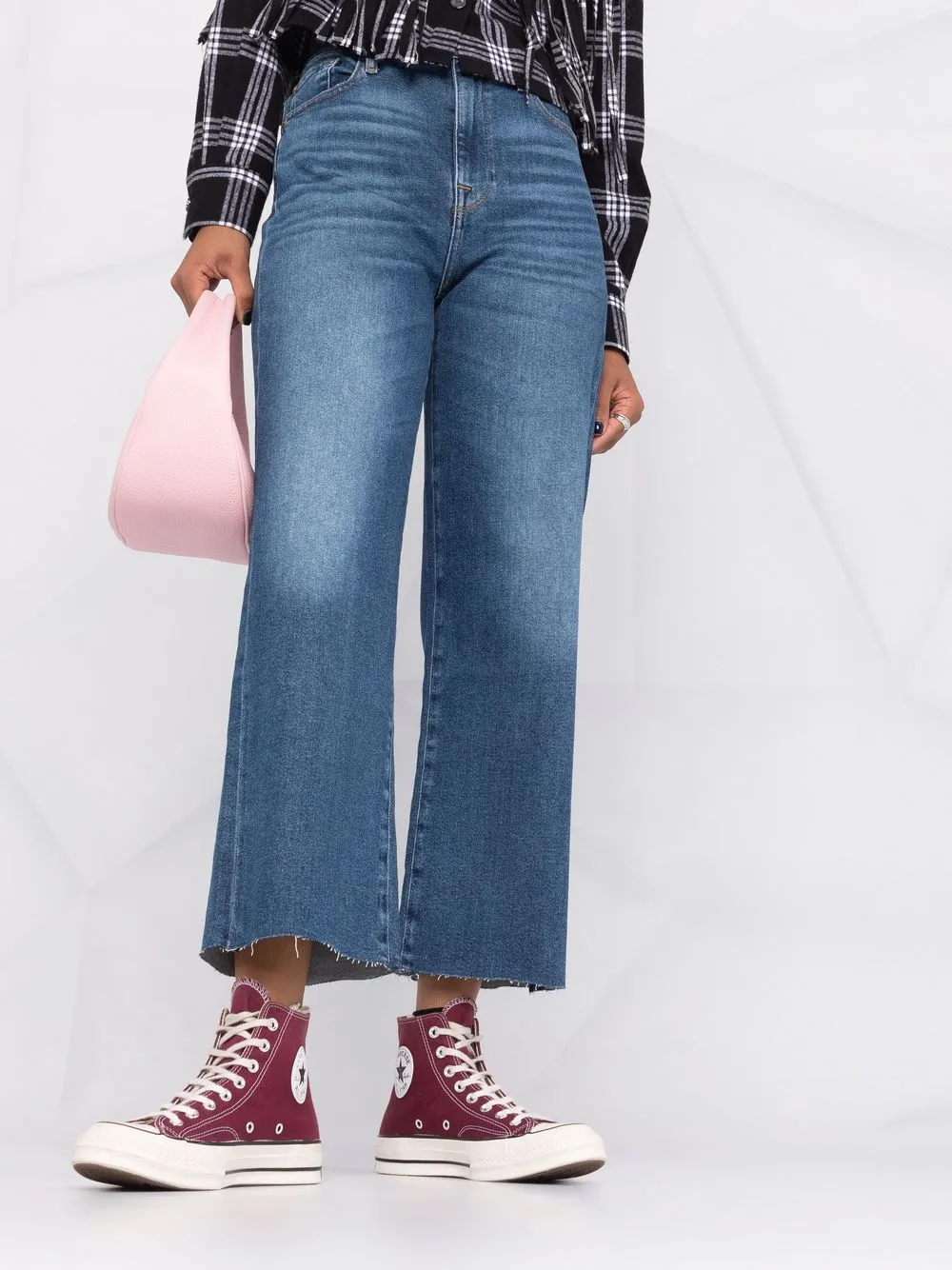 фото 7 for all mankind укороченные джинсы прямого кроя