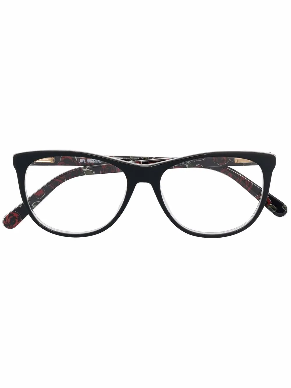 фото Love moschino очки в оправе 'кошачий глаз' с логотипом