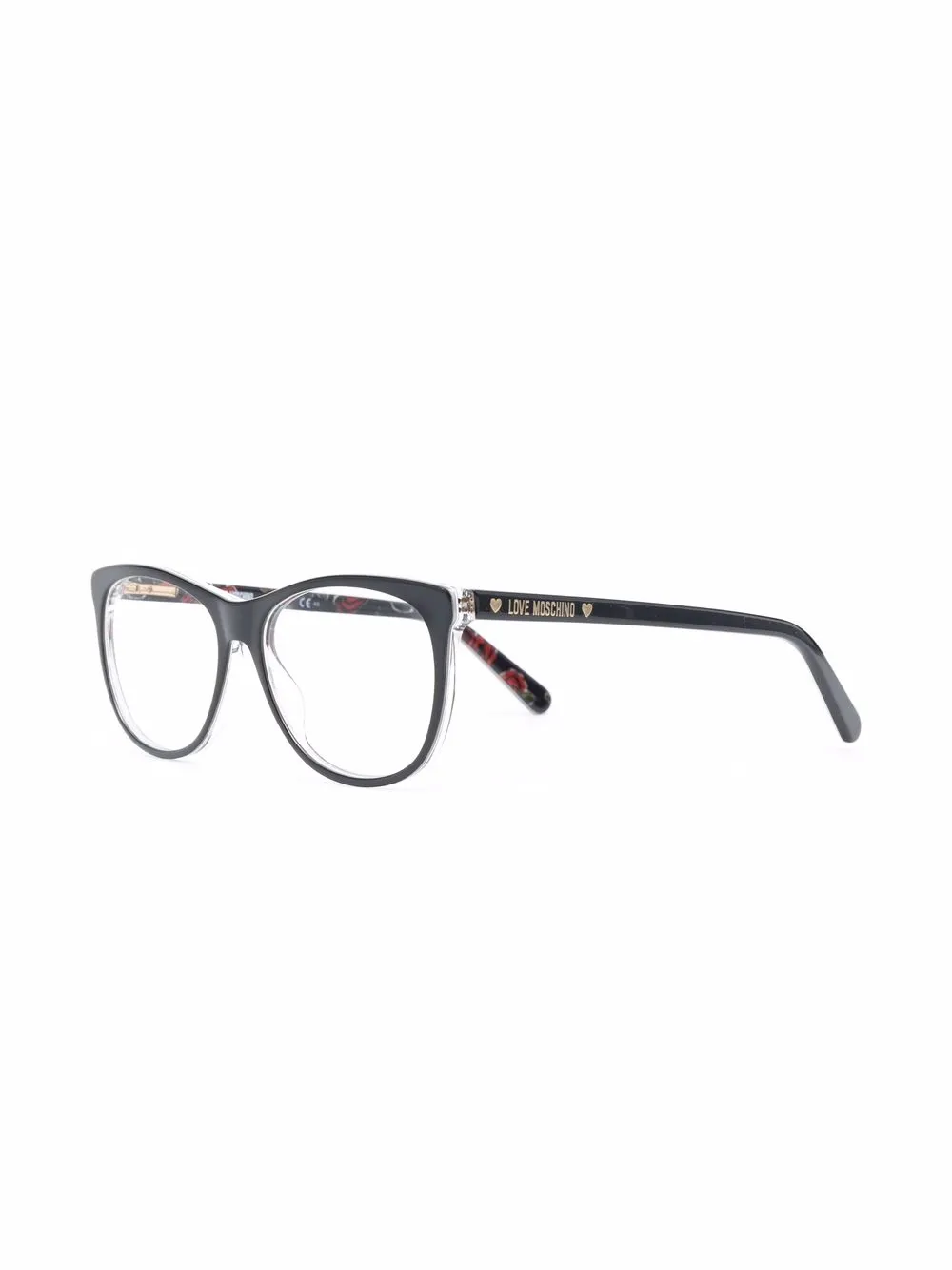 фото Love moschino очки в оправе 'кошачий глаз' с логотипом