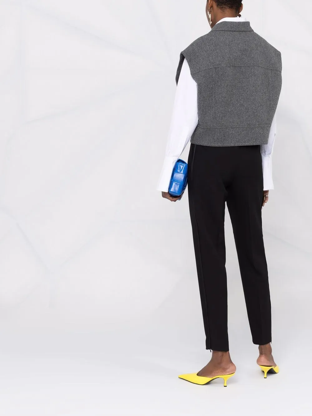 фото Jil sander узкие брюки с завышенной талией