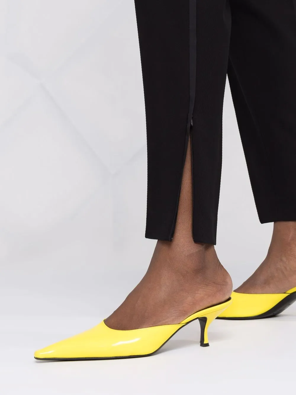 фото Jil sander узкие брюки с завышенной талией