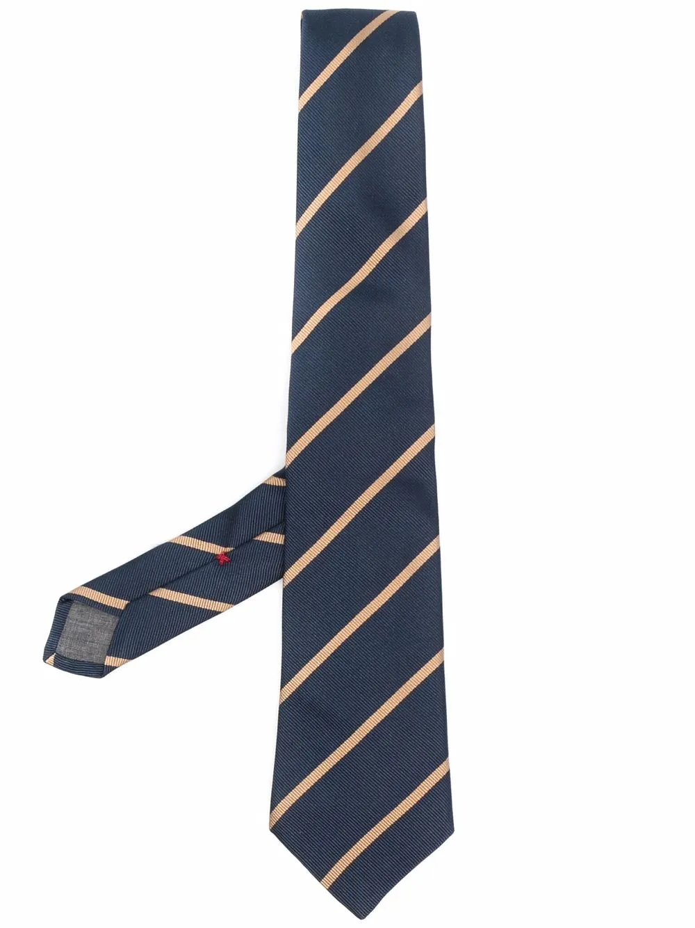 Brunello Cucinelli diagonal stripes tie | Blue | Image 1