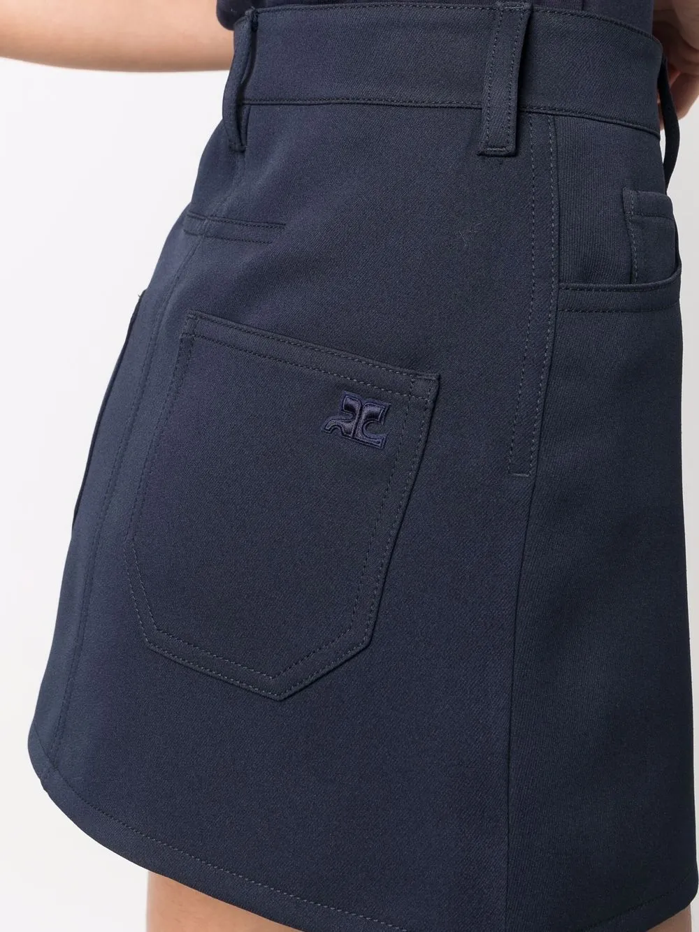 фото Courrèges мини-юбка workwear