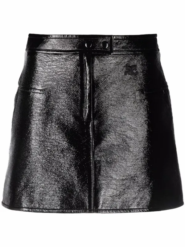 Vinyl skirt top
