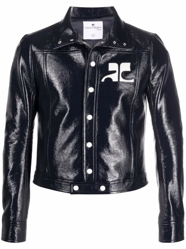courreges vinyl jacket