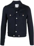Courrèges twill trucker jacket - Blue