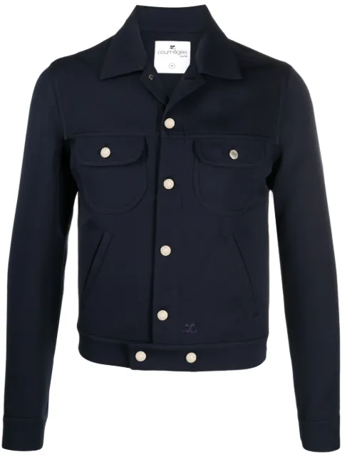 Courrèges twill trucker jacket
