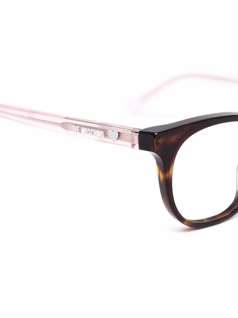фото Love moschino очки в черепаховой оправе с логотипом