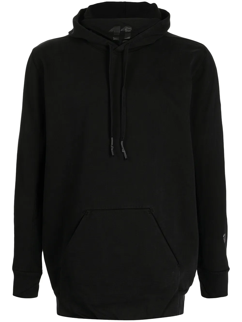 11 By Boris Bidjan Saberi hoodie con cruz estampada - Negro