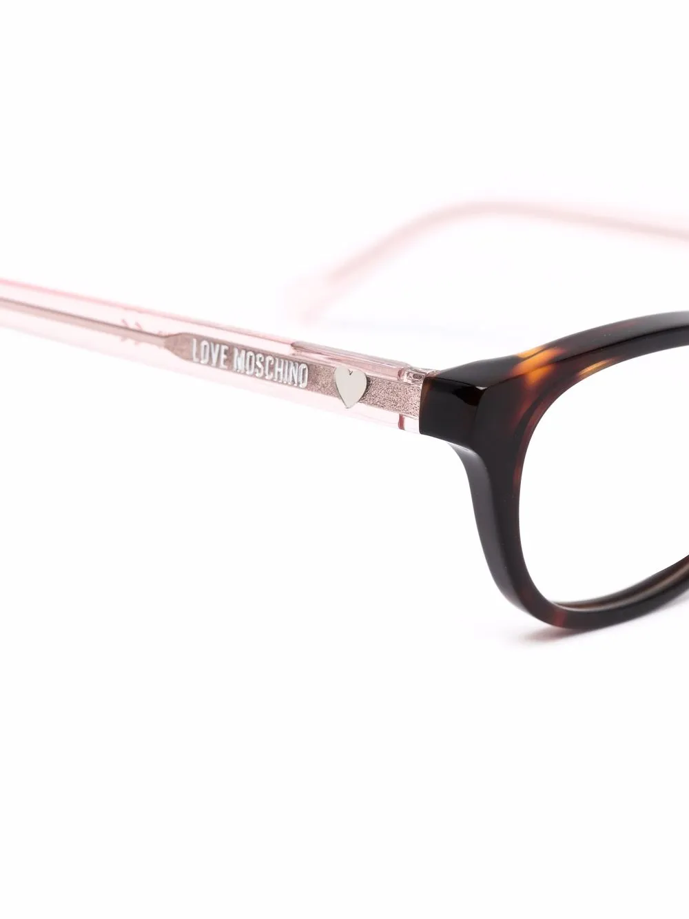 фото Love moschino очки в черепаховой оправе с логотипом