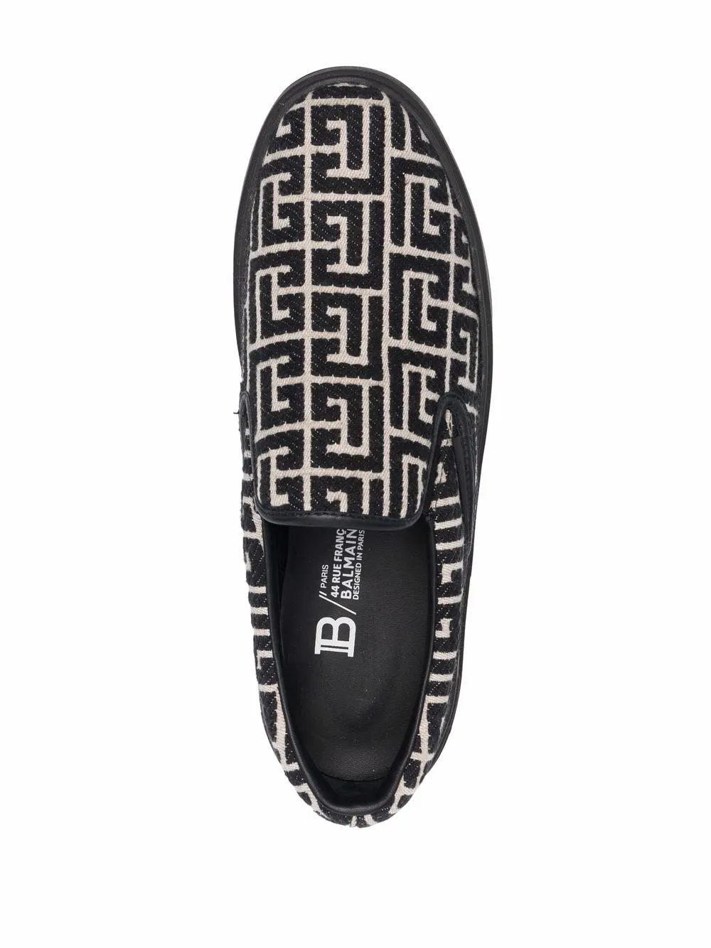 фото Balmain слипоны с монограммой