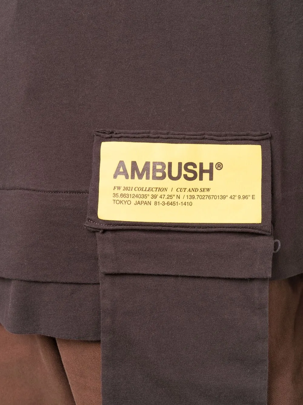 фото Ambush футболка с нашивкой-логотипом